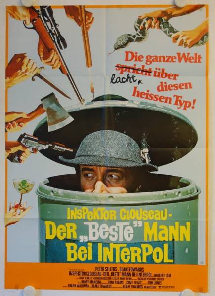 The Pink Panther strikes again original release german movie poster